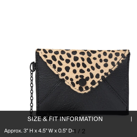 Aimee Kestenberg “Ashley”Leather & Faux Fur Pouch - Picture 12 of 12